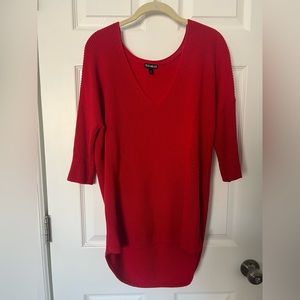 Express Women’s Red Oversized Knit Sweater size Small